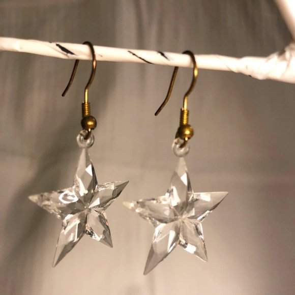 Earrings Jewelry - Crystal Look Star Earrings